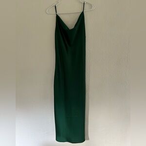 Petal & Pup hunter green dress